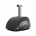 Forno da esterno ibrido legna / gas MODERNO 3 PIZZE - Alfa Forni - immagine 2