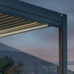 9003414922242 Pergola 4x3 dunkelgrau Farbe neue Bildsprache Detail LED Mutation