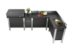Base modulare da esterno in acciaio inox Planet UNIT CAB 2 - immagine 5