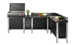 Piastra Barbecue elettrico Planet ROCK 80 EL Acciaio Inox Nero - immagine 2