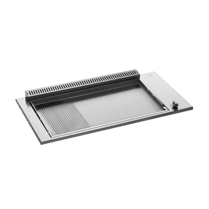 piastra-planet-bbq-80-pinox-23-liscia-13-rigata-incasso0203105 Piastra barbecue GAS 80 cm. da incasso Planet B.IN 80 LR - immagine 1