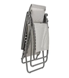 sdraio 4 lafuma relax et accessoires zen edition beiget tube titane lfm5367 0140 1