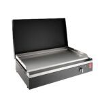 Piastra Barbecue elettrico Planet ROCK 80 EL Acciaio Inox Nero